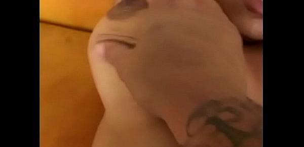  Big dick tattooed cameraman fucks a cock sucking slut Misti Love and blows cum on her ass